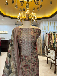 Dusty Mauve Embroidered Ensemble